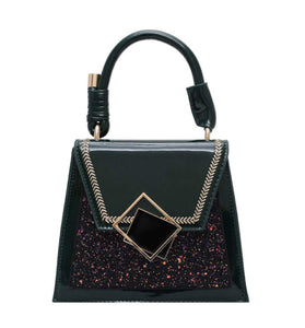 Luxury sequin designer handbag, cross bag