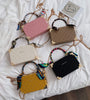 Luxury box purse with scarf
