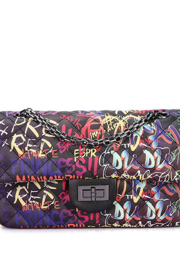 Luxury Graffiti handbag