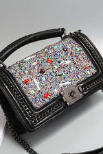 Luxury handbag with chain