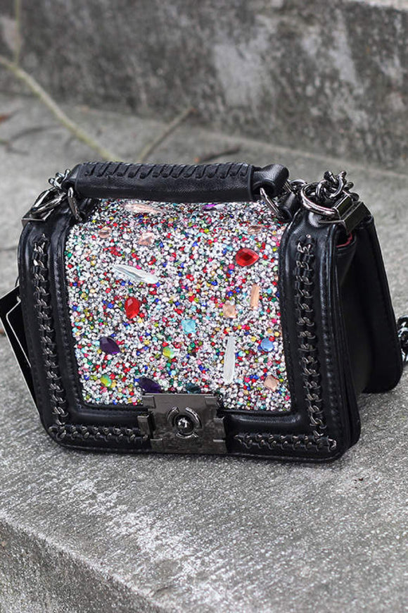 Luxury handbag with chain