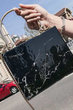 Luxury Marble box handbag