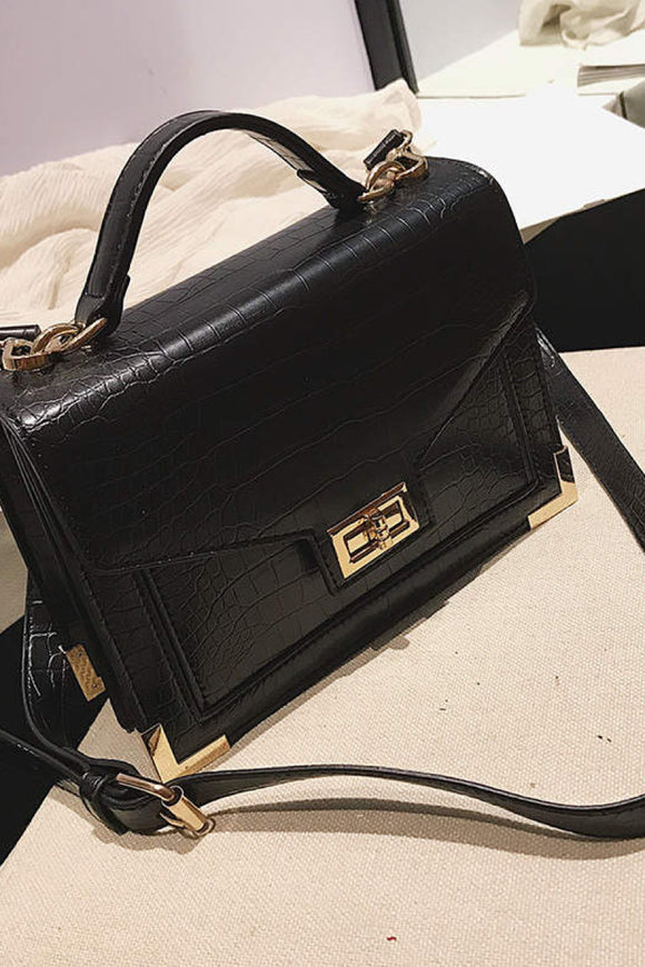 Pure leather handbag