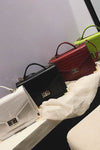 Pure leather handbag