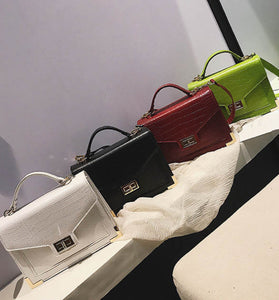 Pure leather handbag