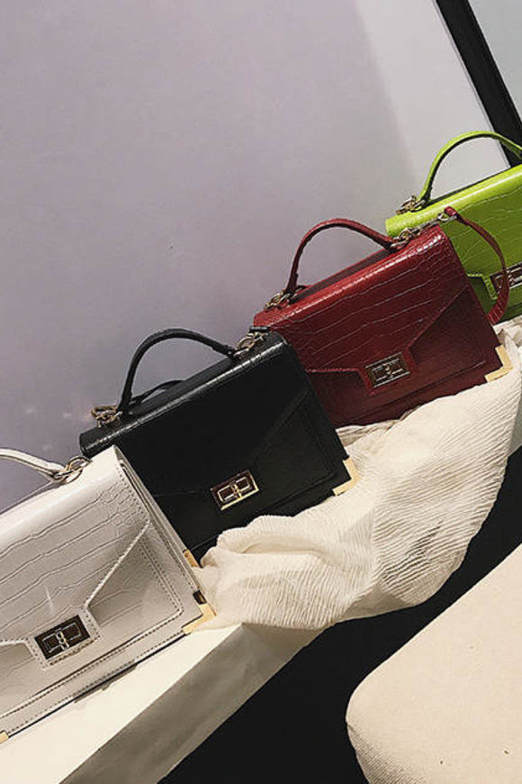 Pure leather handbag