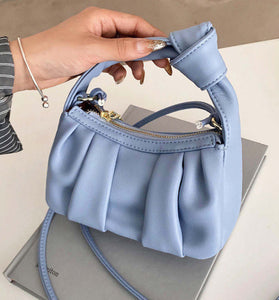 Cross body Ruched designer handbag