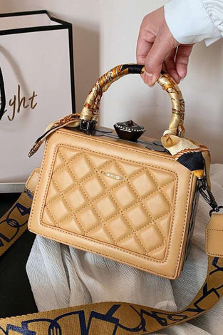 Luxury style box handbag