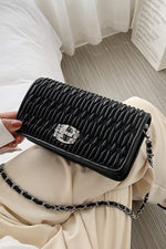 Ruched pretty luxury purse