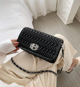 Ruched pretty luxury purse