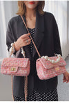 Woven pretty handbag