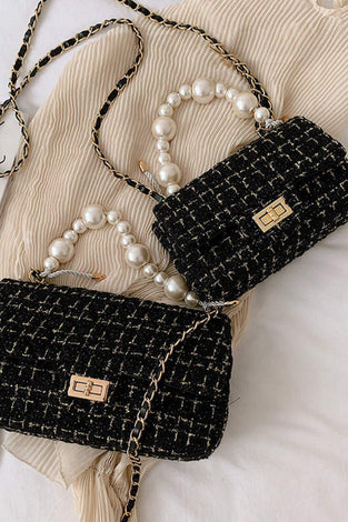 luxury woven handbag