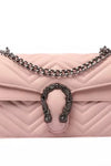 Quilted designer label handbag