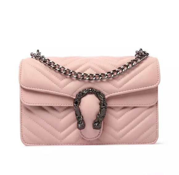 Quilted designer label handbag – funachfashion