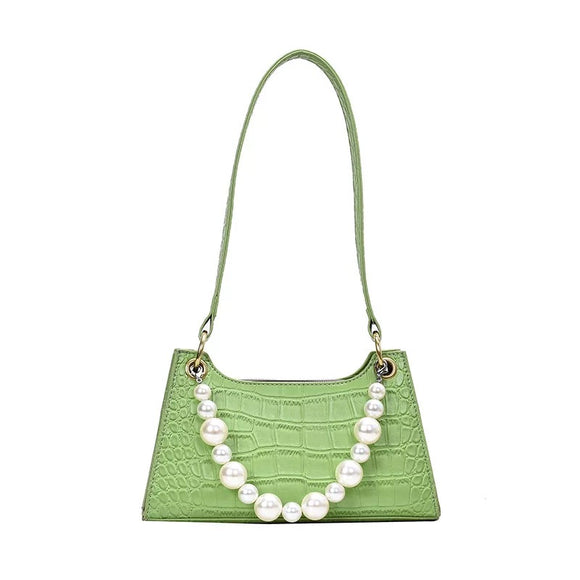 luxury texture shoulder handbag